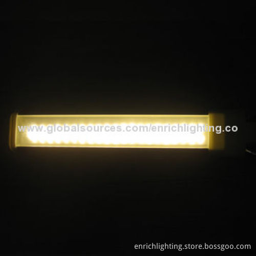 G23/GX23 LED PL Bulb with 8W Power, 165mm Length, 84 Pieces of 3014 SMD LEDs, 110/220V AC Input